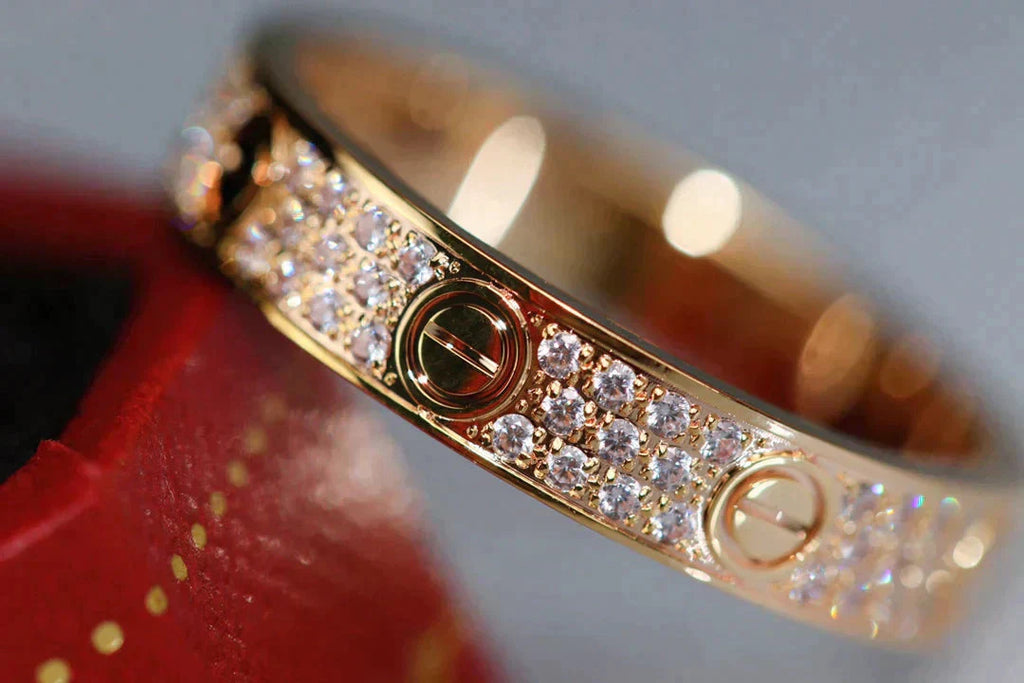 ¡®Star¡¯LOVE RING 3.6MM DIAMOND PAVED