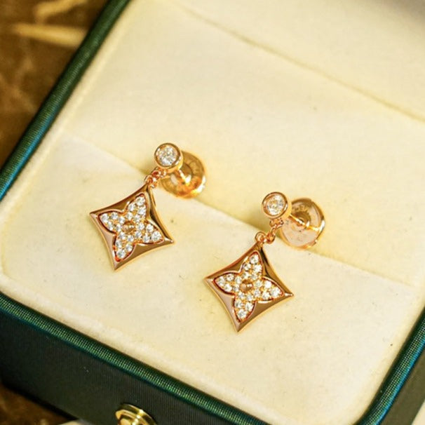 ¡®Star¡¯STAR DIAMONDS EARRINGS GOLD