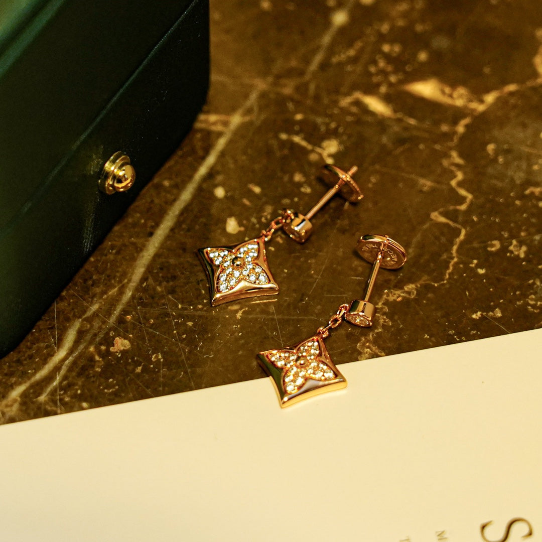 ¡®Star¡¯STAR DIAMONDS EARRINGS GOLD