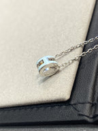 ¡®Star¡¯POP H LIGHT BLUE NECKLACE