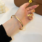 ¡®Star¡¯PANTHERE GOLD DIAMOND OPEN BRACELET