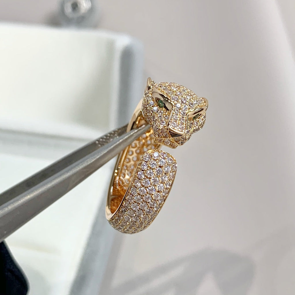 ¡®Star¡¯PANTHERE PINK GOLD DIAMOND RING