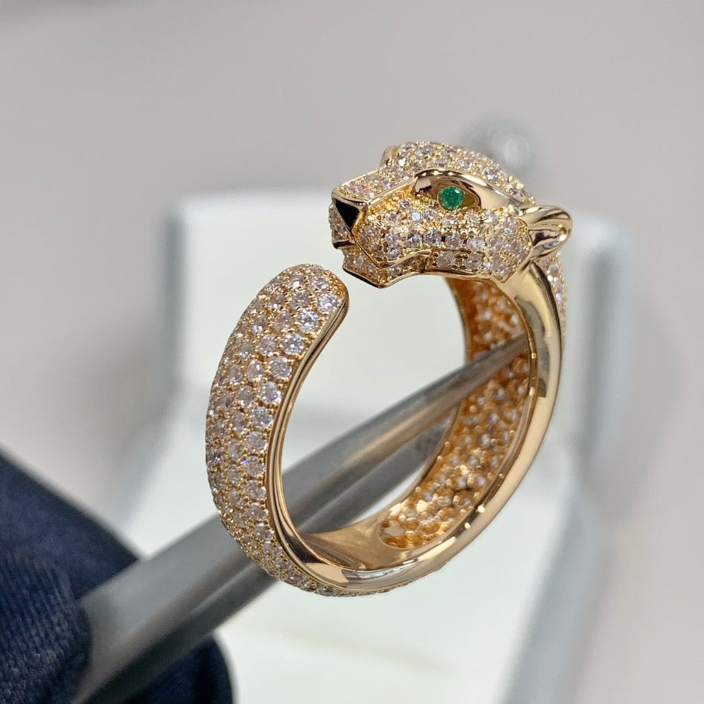 ¡®Star¡¯PANTHERE PINK GOLD DIAMOND RING