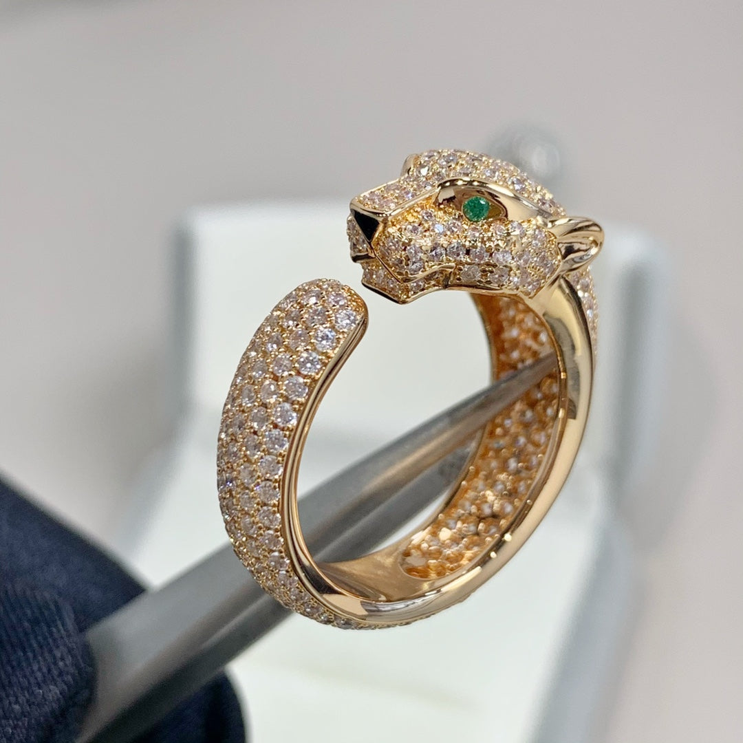 ¡®Star¡¯PANTHERE PINK GOLD DIAMOND RING