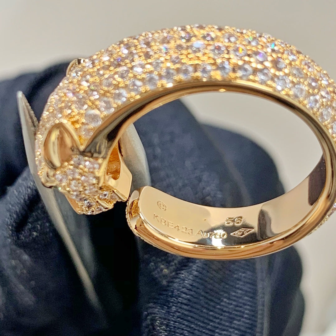 ¡®Star¡¯PANTHERE PINK GOLD DIAMOND RING