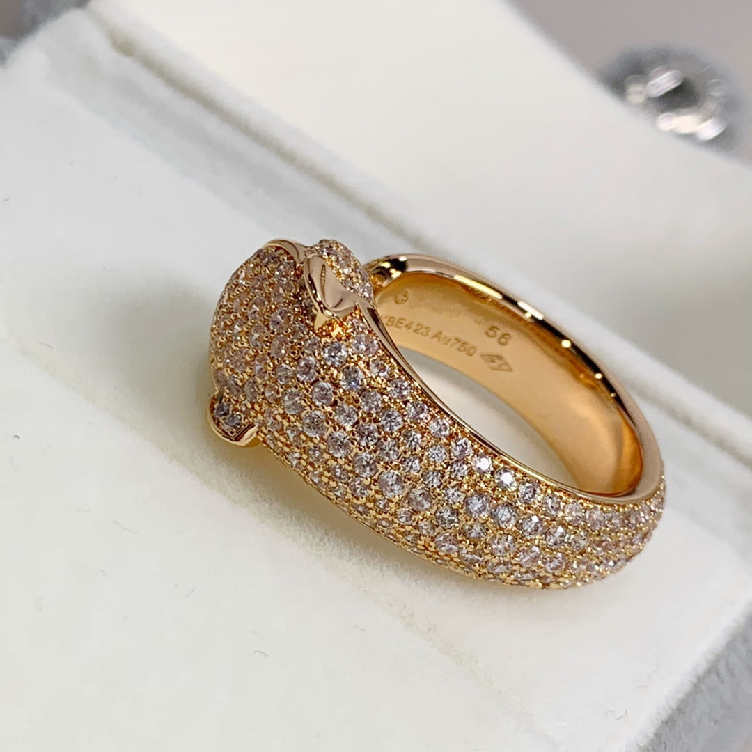 ¡®Star¡¯PANTHERE PINK GOLD DIAMOND RING