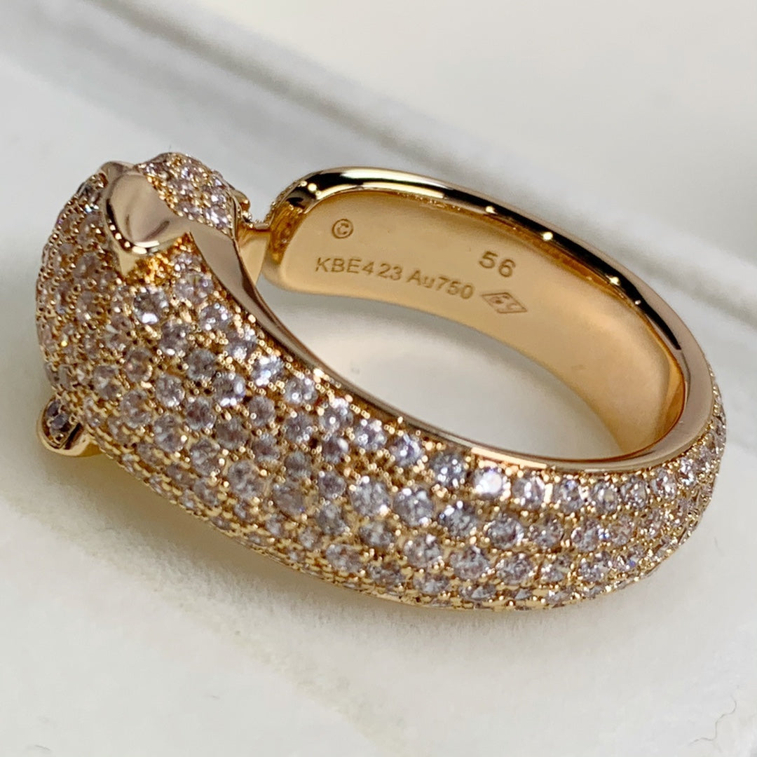¡®Star¡¯PANTHERE PINK GOLD DIAMOND RING