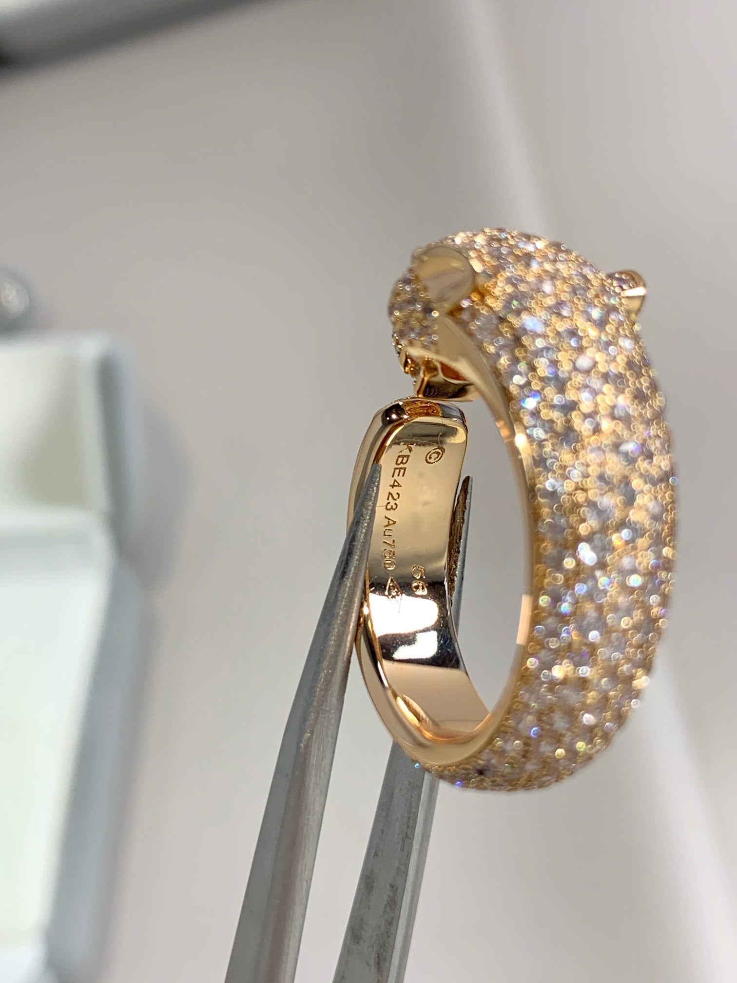 ¡®Star¡¯PANTHERE PINK GOLD DIAMOND RING