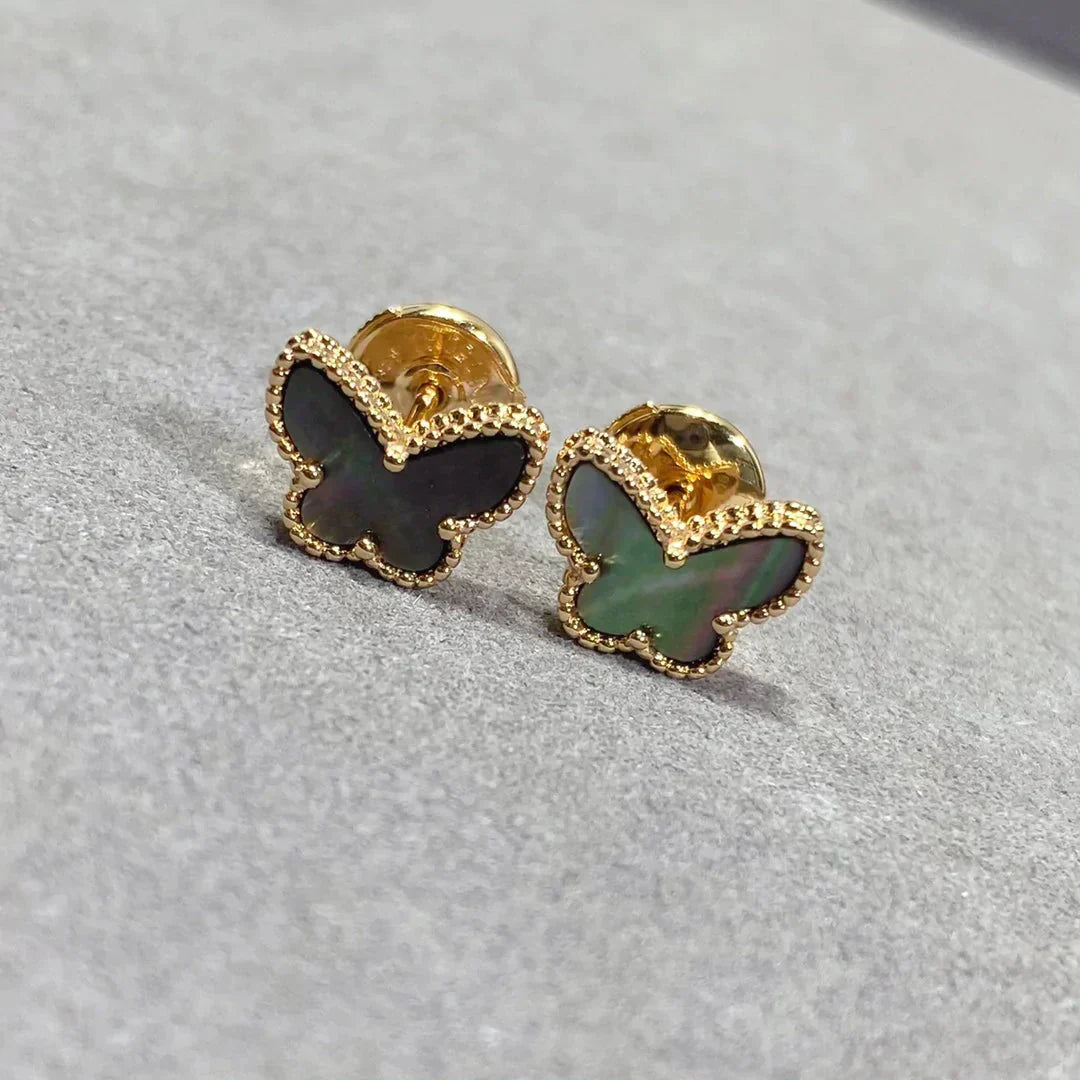 ¡®Star¡¯BUTTERFLY DARK MOP  EARRINGS