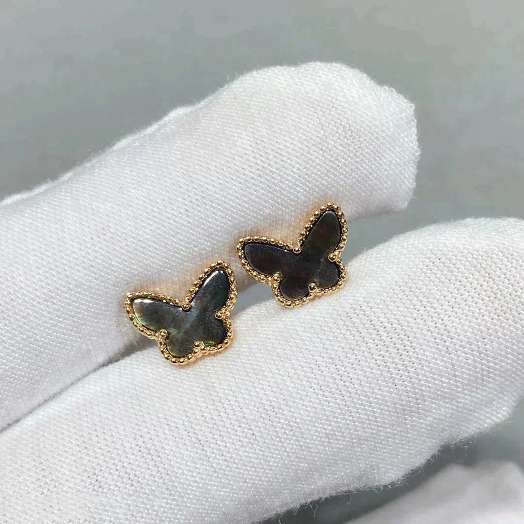 ¡®Star¡¯BUTTERFLY DARK MOP  EARRINGS