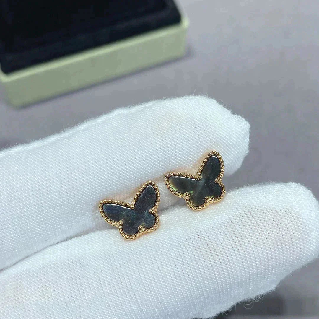 ¡®Star¡¯BUTTERFLY DARK MOP  EARRINGS
