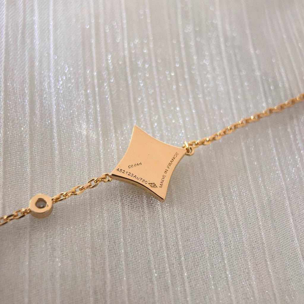 ¡®Star¡¯COLOR STAR PINK GOLD DIAMOND BRACELET