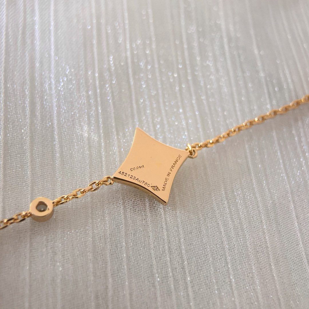 ¡®Star¡¯COLOR STAR PINK GOLD DIAMOND BRACELET