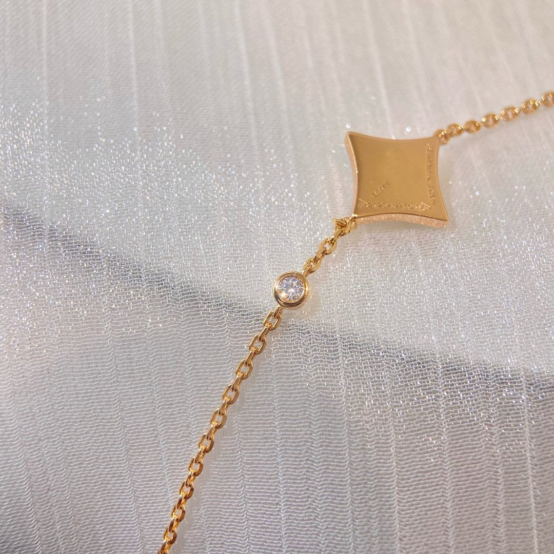 ¡®Star¡¯COLOR STAR PINK GOLD DIAMOND BRACELET