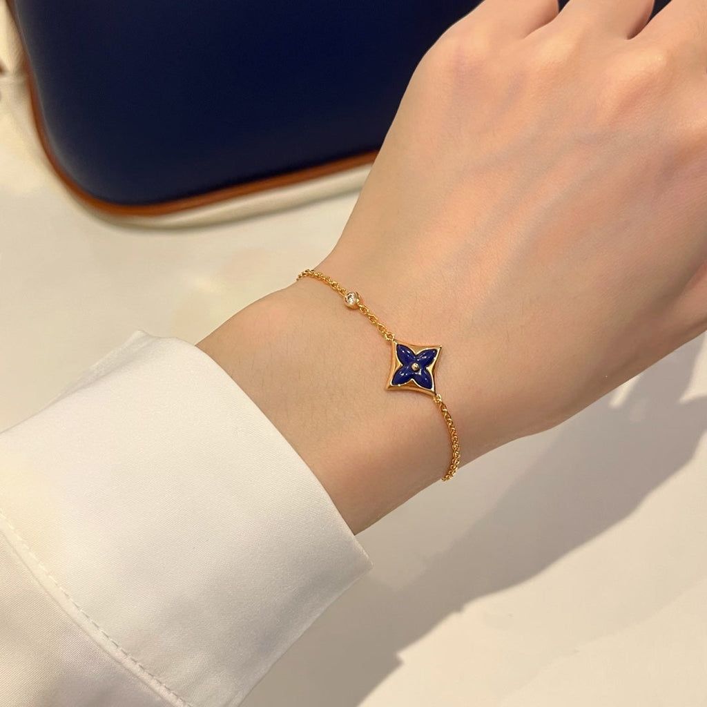 ¡®Star¡¯COLOR STAR PINK GOLD DIAMOND BRACELET
