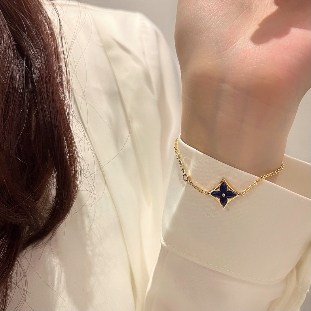 ¡®Star¡¯COLOR STAR PINK GOLD DIAMOND BRACELET
