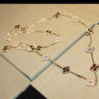¡®Star¡¯CLOVER 20 MOTIFS LASER DIAMOND NECKLACE