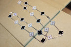 ¡®Star¡¯CLOVER 20 MOTIFS ONYX DIAMOND SILVER