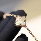 ¡®Star¡¯CLOVER 20 MOTIFS DARK MOP DIAMOND  NECKLACE