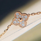 ¡®Star¡¯CLOVER 20 MOTIFS DARK MOP DIAMOND  NECKLACE