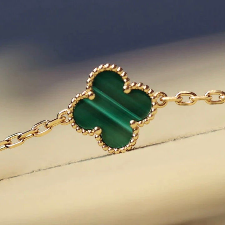 ¡®Star¡¯CLOVER 20 MOTIFS MALACHITE GOLD
