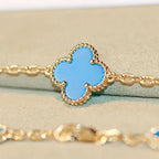 ¡®Star¡¯CLOVER 20 MOTIFS TURQUOISE GOLD
