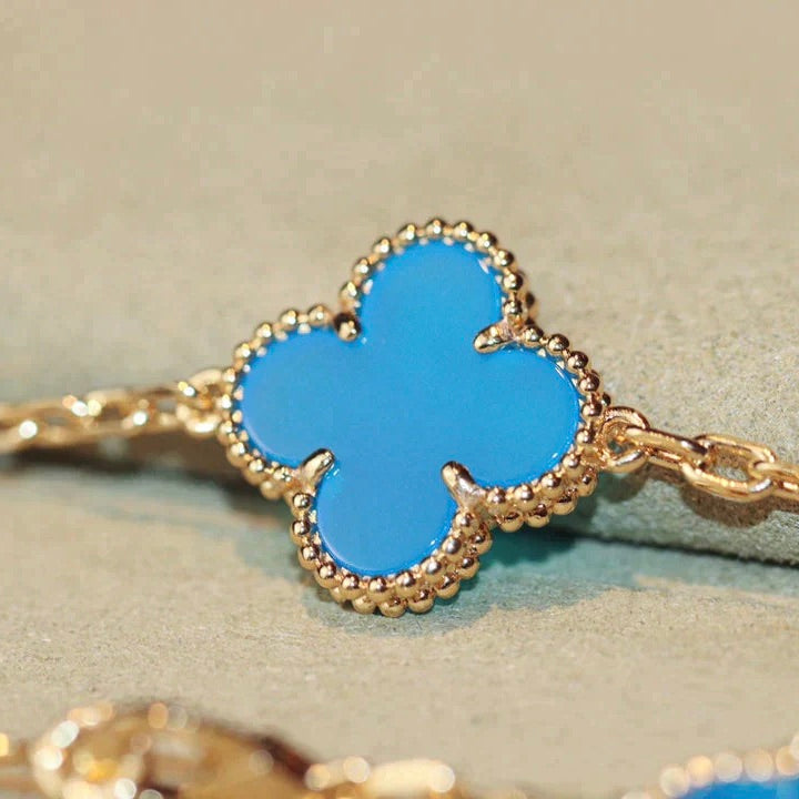 ¡®Star¡¯CLOVER 20 MOTIFS TURQUOISE GOLD