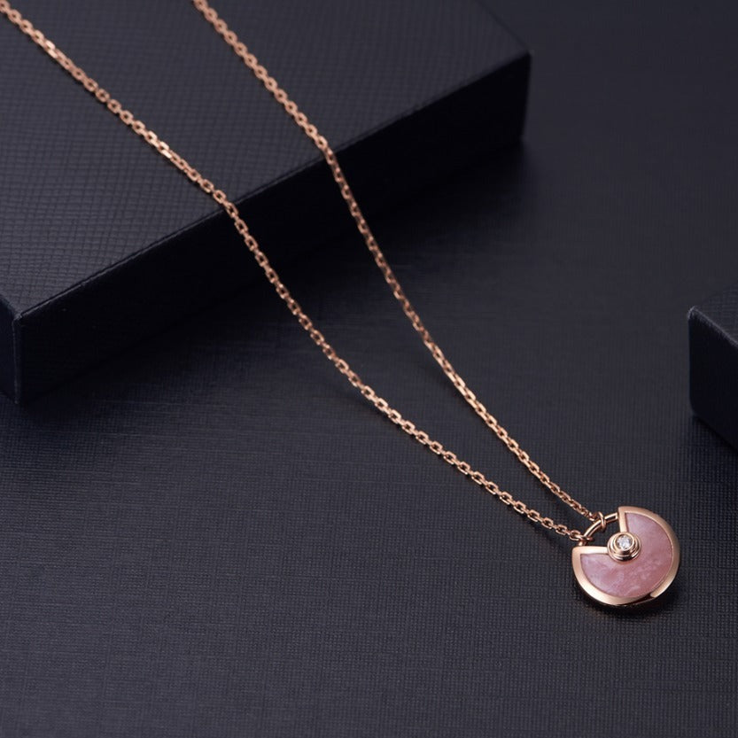 ¡®Star¡¯AMULETTE ROSE GOLD PINK MOP NECKLACE