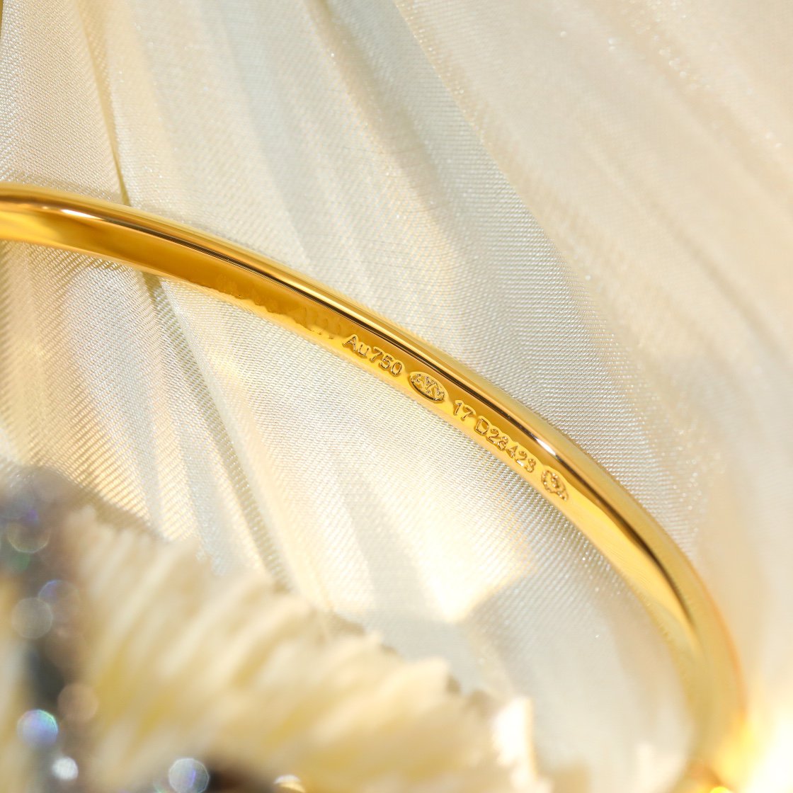 ¡®Star¡¯VOLTE UPSITE DOWN GOLD DIAMOND BRACELET