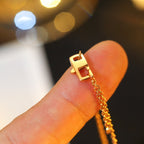 ¡®Star¡¯STAR AND SUN DIAMOND PINK GOLD NECKLACE