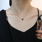 ¡®Star¡¯SUN PEDANT PINK GOLD 1 DIAMOND NECKLACE