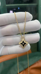 ¡®Star¡¯STAR PEDANT PINK GOLD DIAMOND NECKLACE