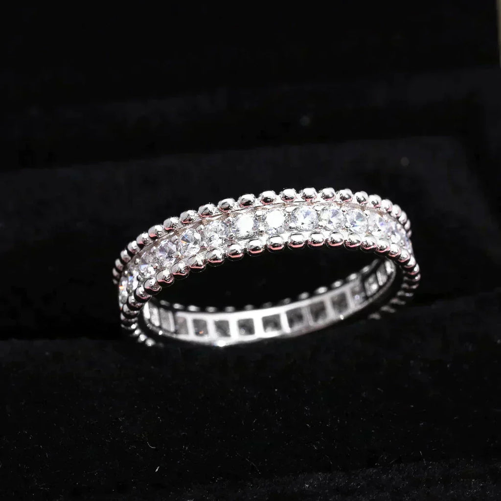 ¡®Star¡¯PERLEE DIAMOND SILVER RING