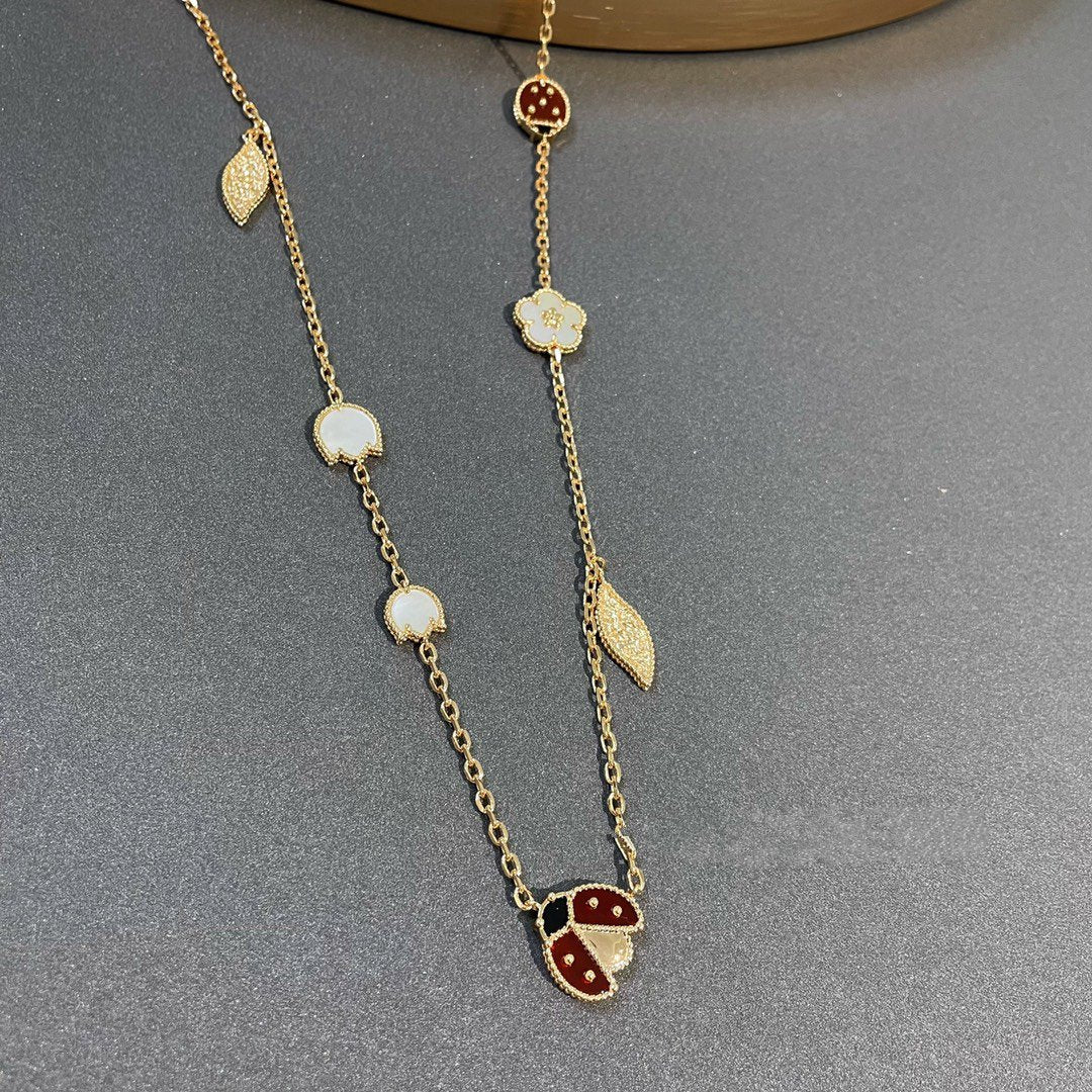 ¡®Star¡¯LUCKY SPRING 15 MOTIFS GOLD NECKLACE