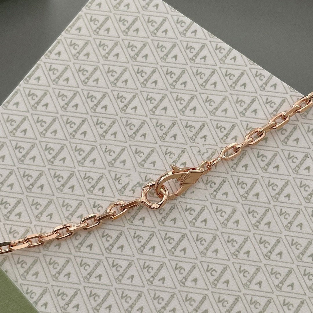 ¡®Star¡¯LUCKY SPRING 15 MOTIFS ROSE GOLD NECKLACE