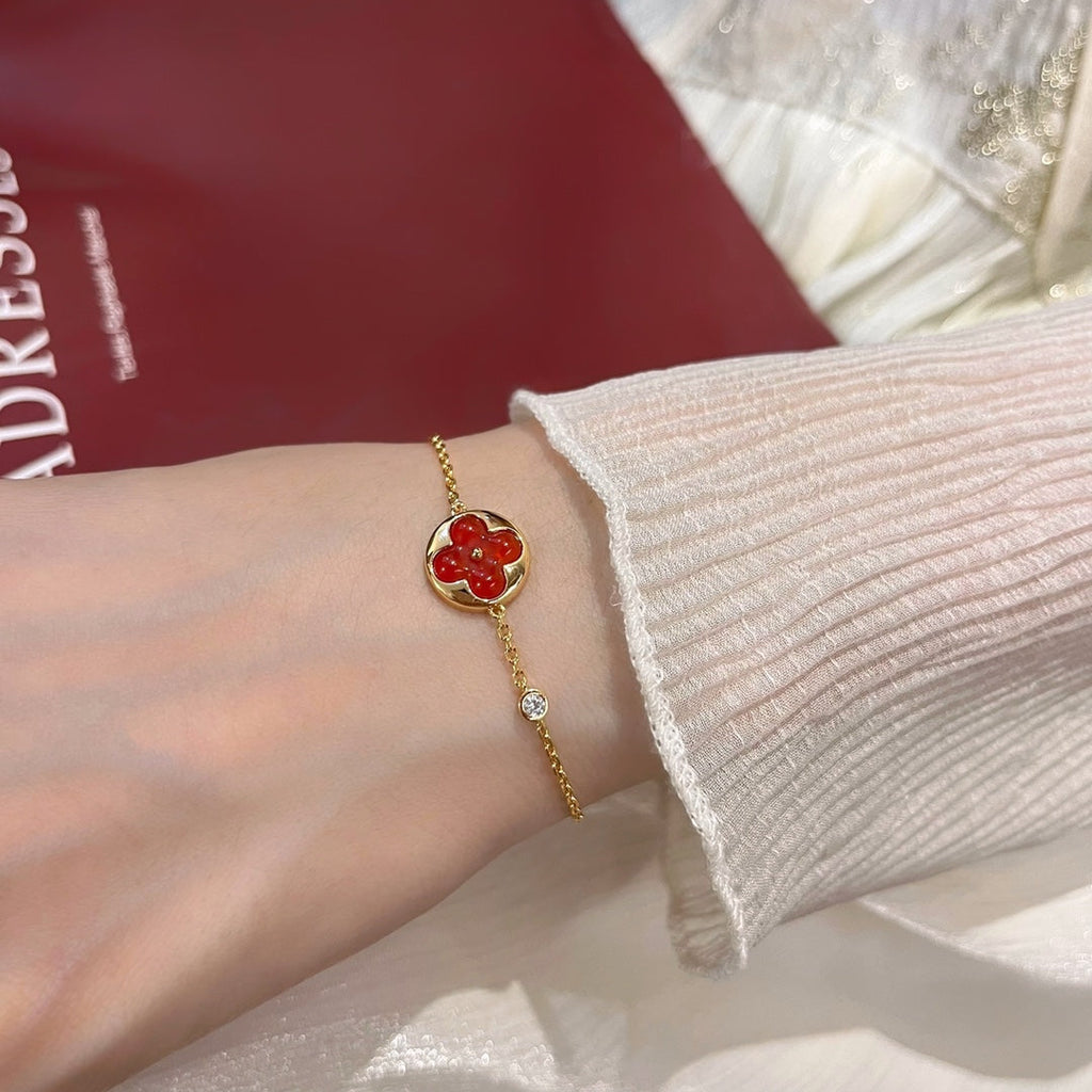 ¡®Star¡¯SUN PEDANT CARNELIAN BRACELET