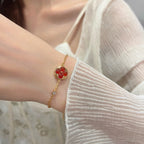 ¡®Star¡¯SUN PEDANT CARNELIAN BRACELET