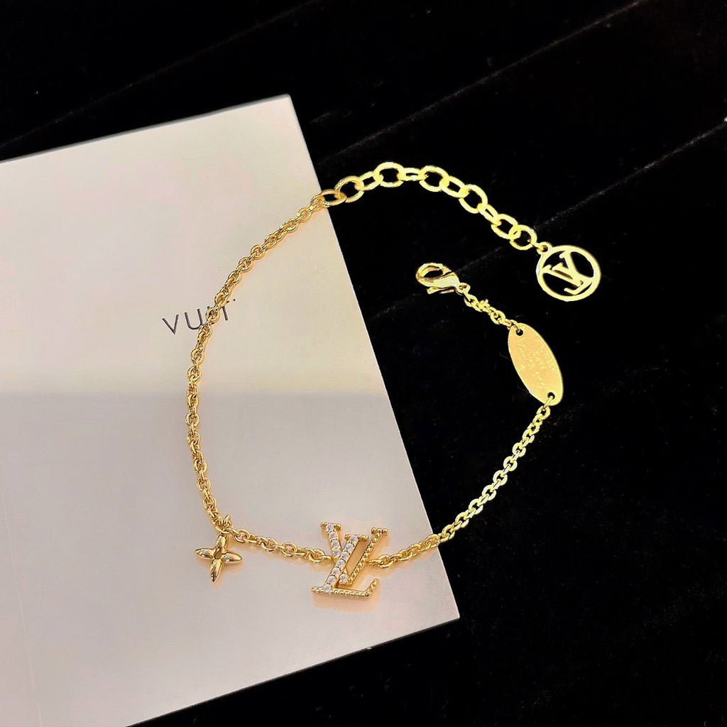 ¡®Star¡¯LOGO STAR MOTIF GOLD BRACELET