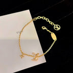 ¡®Star¡¯LOGO STAR MOTIF GOLD BRACELET