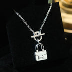 ¡®Star¡¯POP H PEDANT SILVER NECKLACE