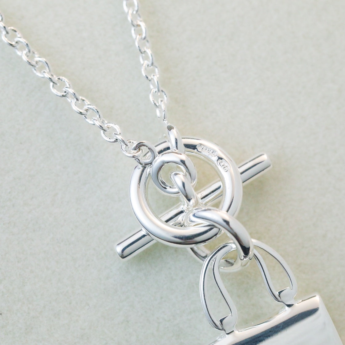 ¡®Star¡¯POP H PEDANT SILVER NECKLACE