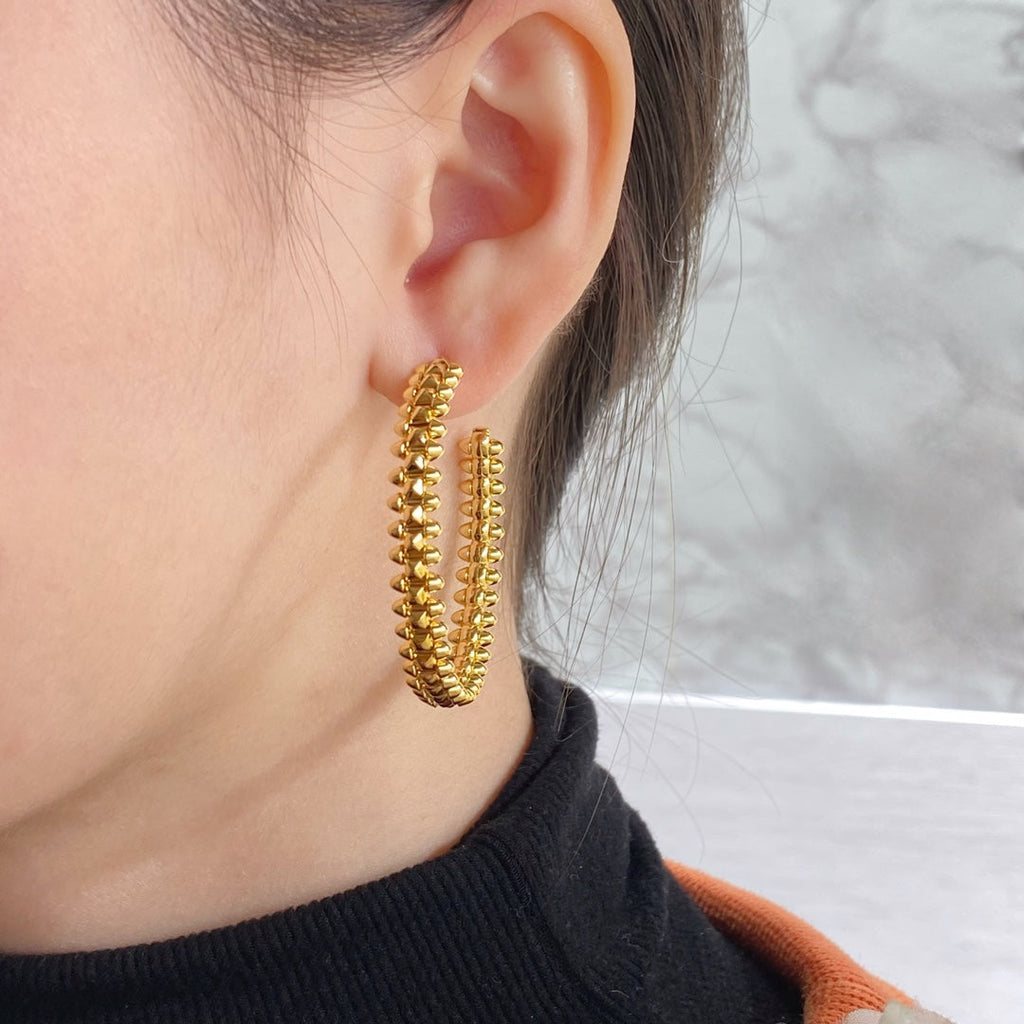 ¡®Star¡¯CLASH HOOP EARRINGS