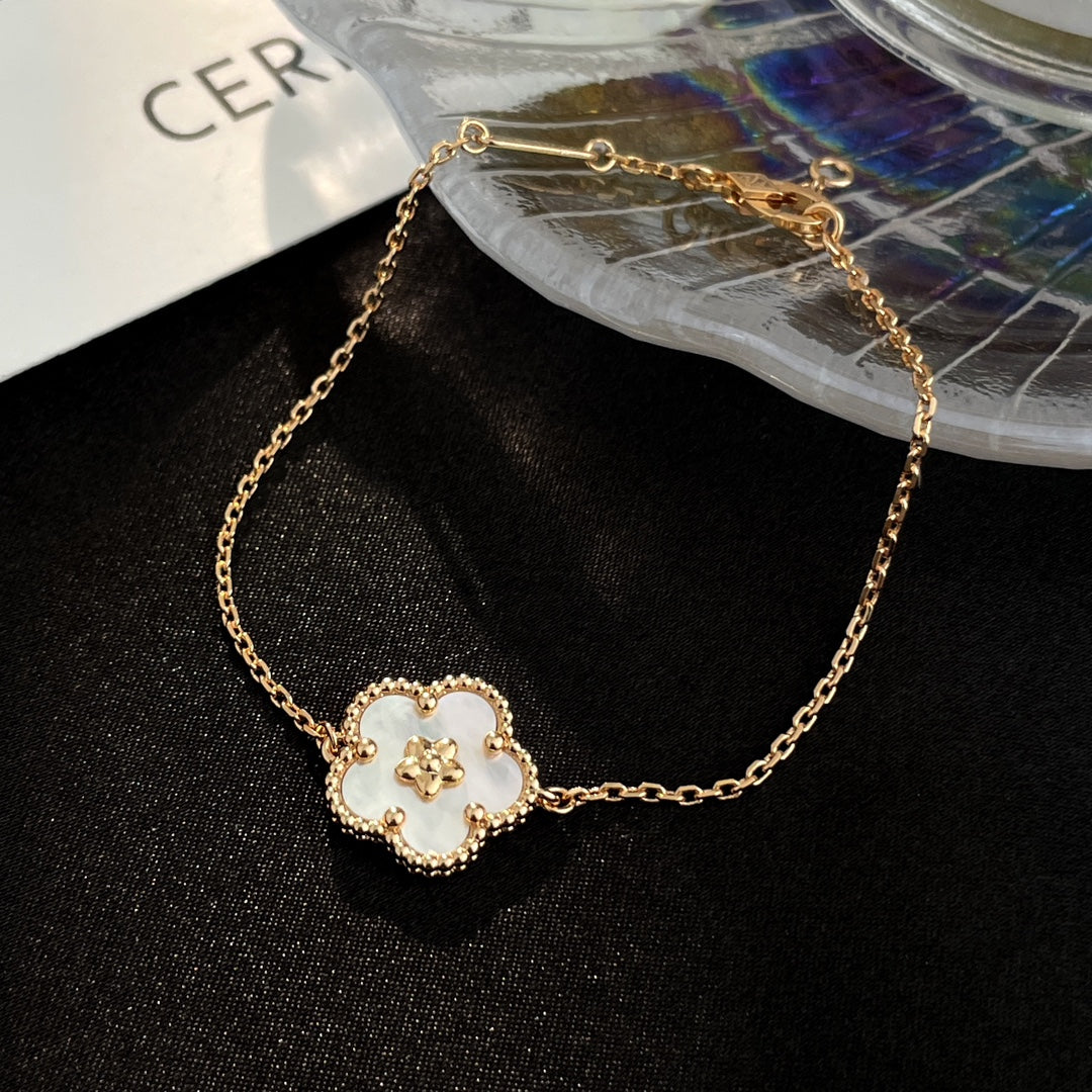 ¡®Star¡¯LUCKY SPRING ROSE GOLD MOP BRACELET