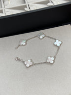 [Star]New CLOVER WHITE PEARL MOP 5 MOTIF BRACELET COLLECTION
