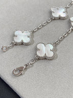 [Star]New CLOVER WHITE PEARL MOP 5 MOTIF BRACELET COLLECTION