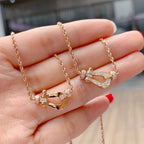¡®Star¡¯FORCE 10 PINK GOLD DIAMOND NECKLACE