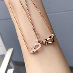 ¡®Star¡¯FORCE 10 PINK GOLD DIAMOND NECKLACE