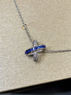 ¡®Star¡¯LIENS DIAMOND SILVER NECKLACE