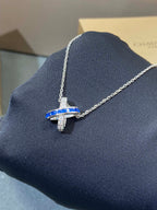 ¡®Star¡¯LIENS DIAMOND SILVER NECKLACE