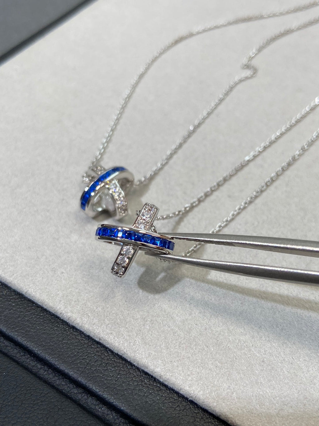 ¡®Star¡¯LIENS DIAMOND SILVER NECKLACE